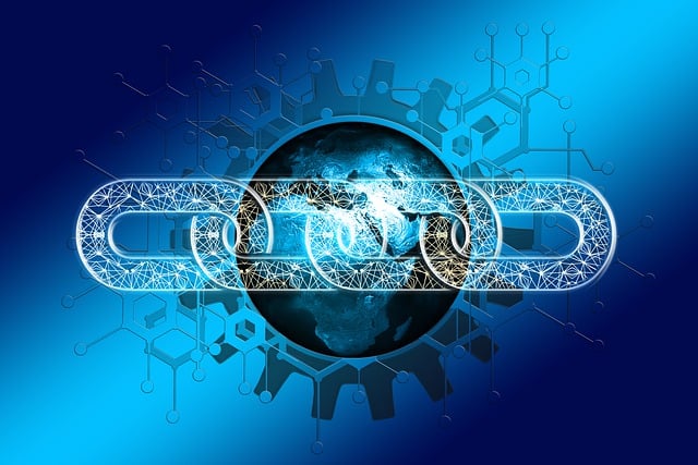 Catena di connessioni digitali tra fornitori